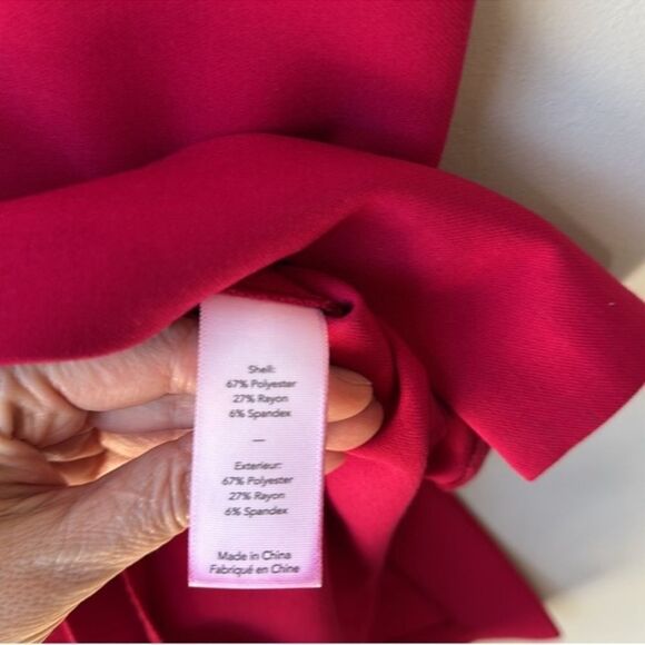 Likely Cruz Dress Cut Out Pink Magenta Raspberry - Picture 11 of 11